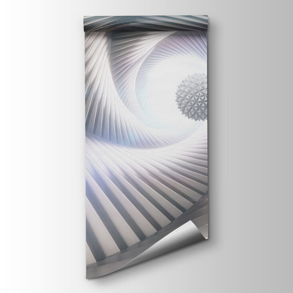 Esferas en túnel espiral — vista del producto