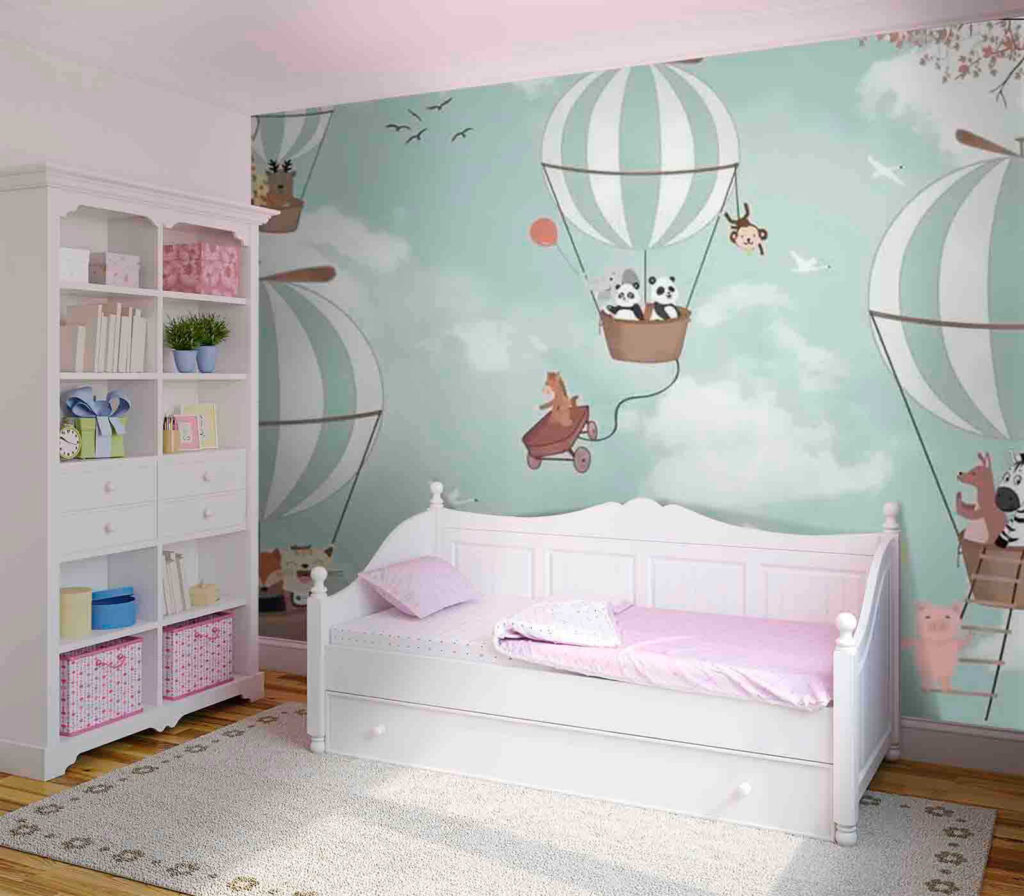 Pandas en globos aerostáticos — interior 1