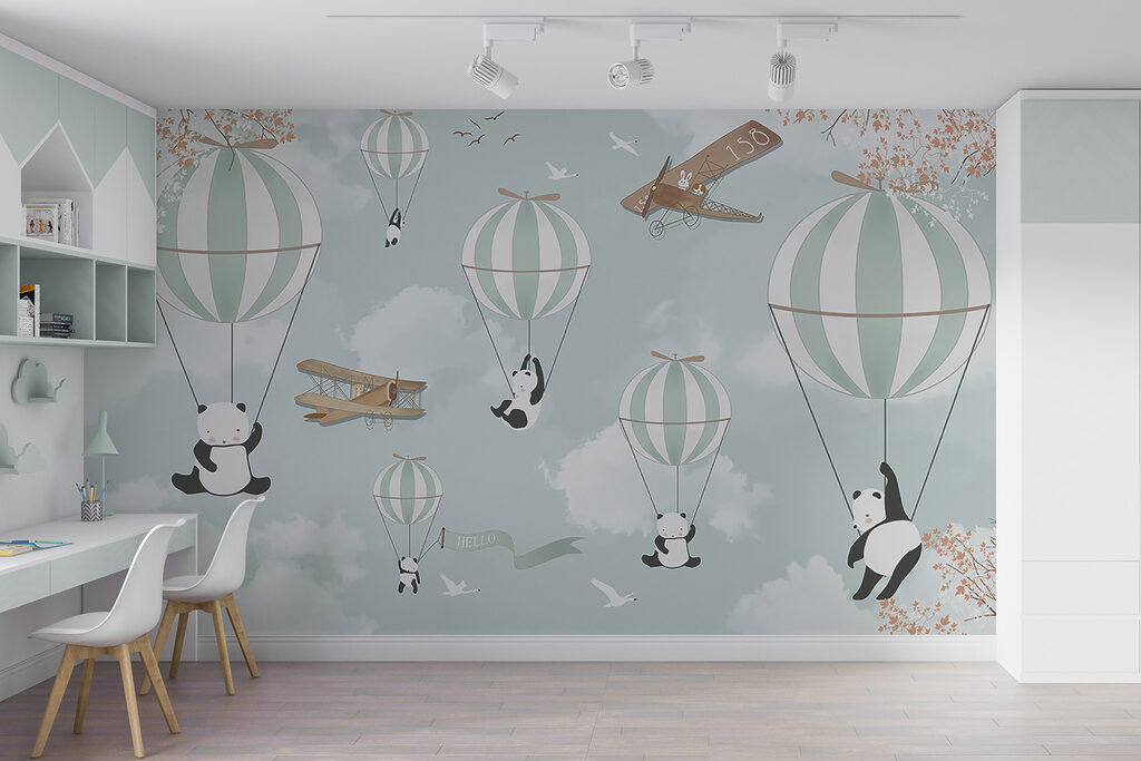 Pandas en globos aerostáticos — interior 4