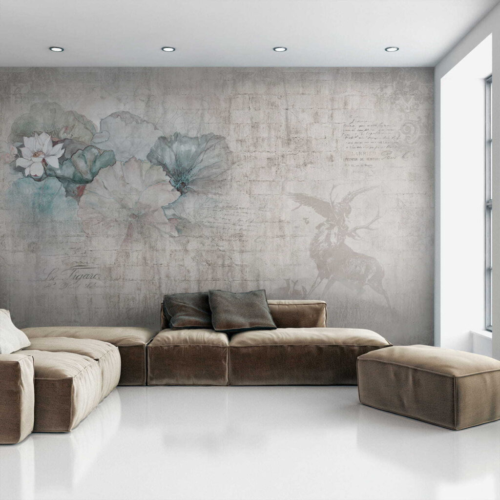 Ciervo entre flores — interior 6