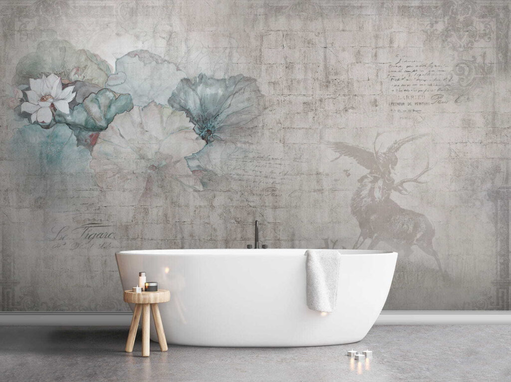 Ciervo entre flores — interior 9