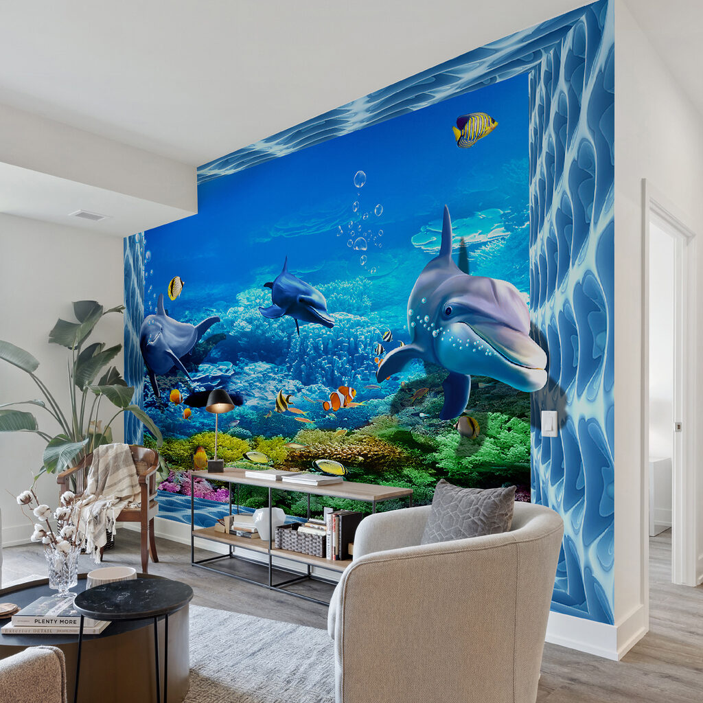 Delfines entre corales — interior 6