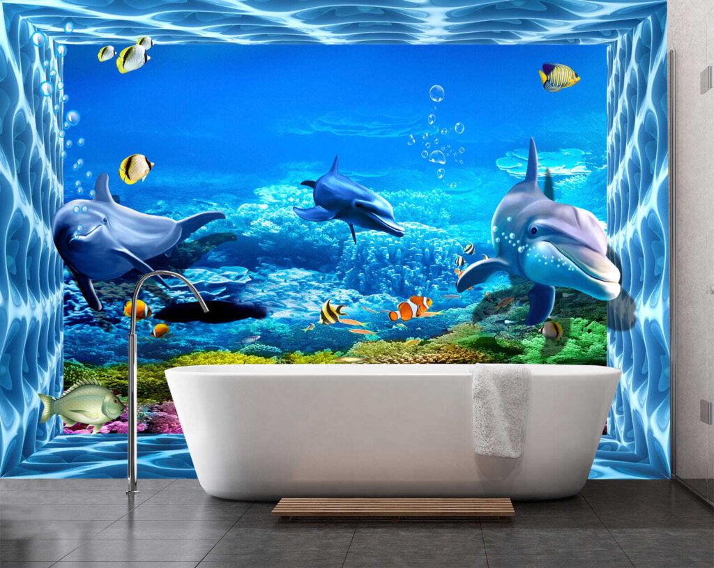 Delfines entre corales — interior 5
