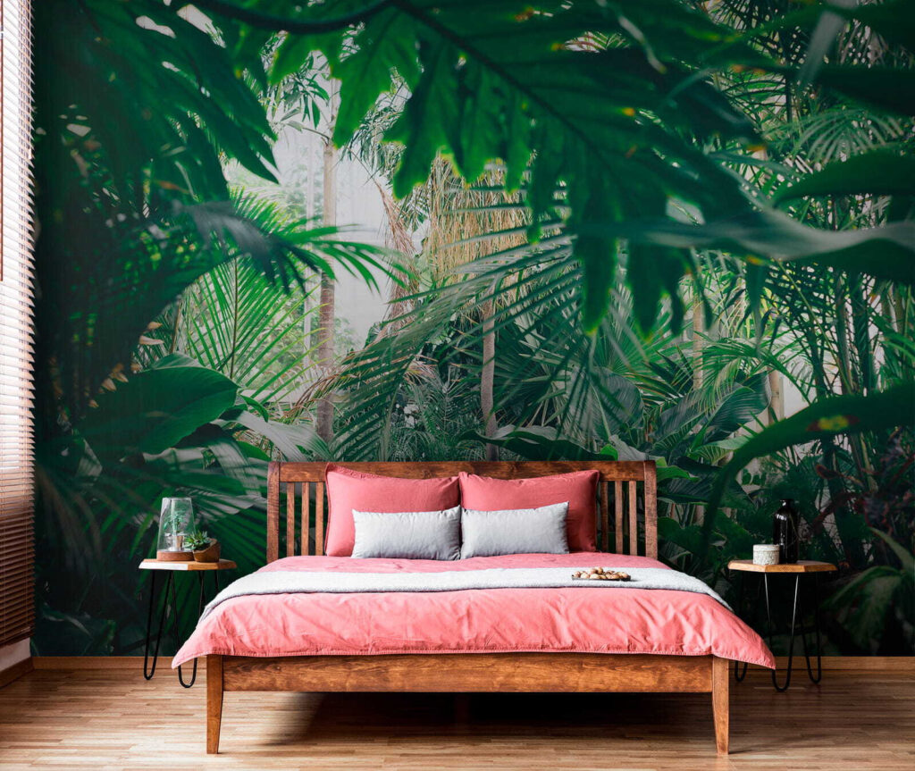 Hojas verdes de selva — interior 2