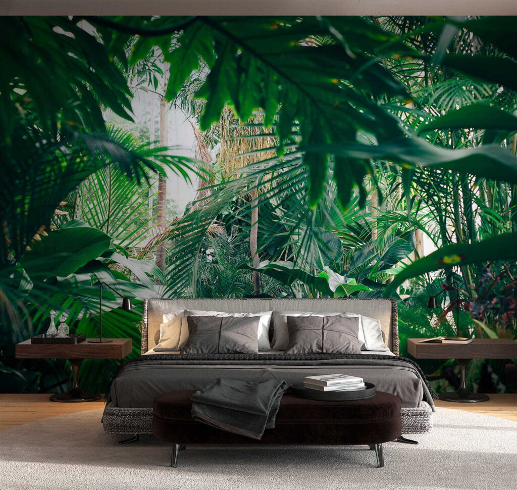 Hojas verdes de selva — interior 3