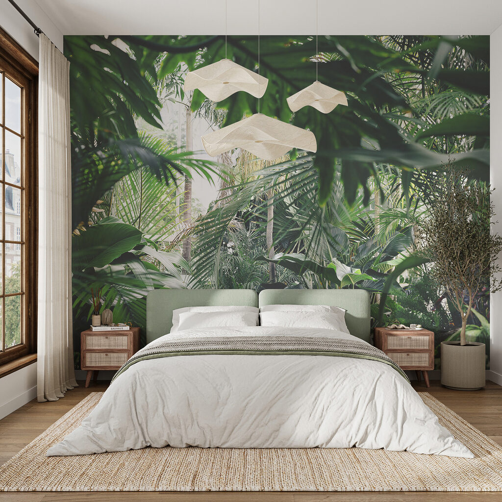 Hojas verdes de selva — interior 12