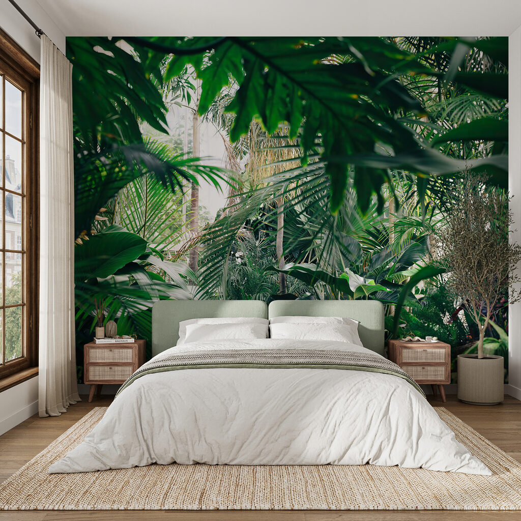 Hojas verdes de selva — interior 13