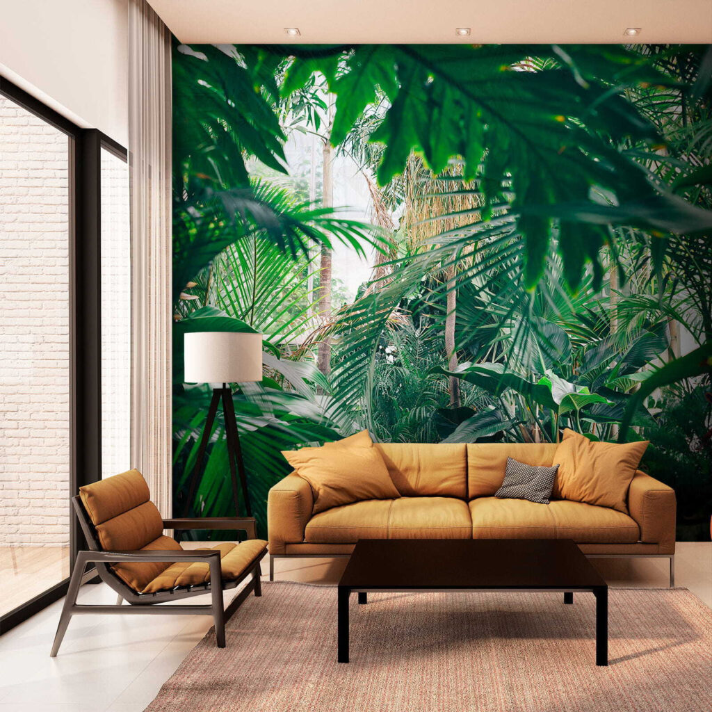 Hojas verdes de selva — interior 6