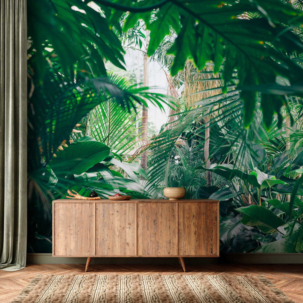 Hojas verdes de selva — interior 7
