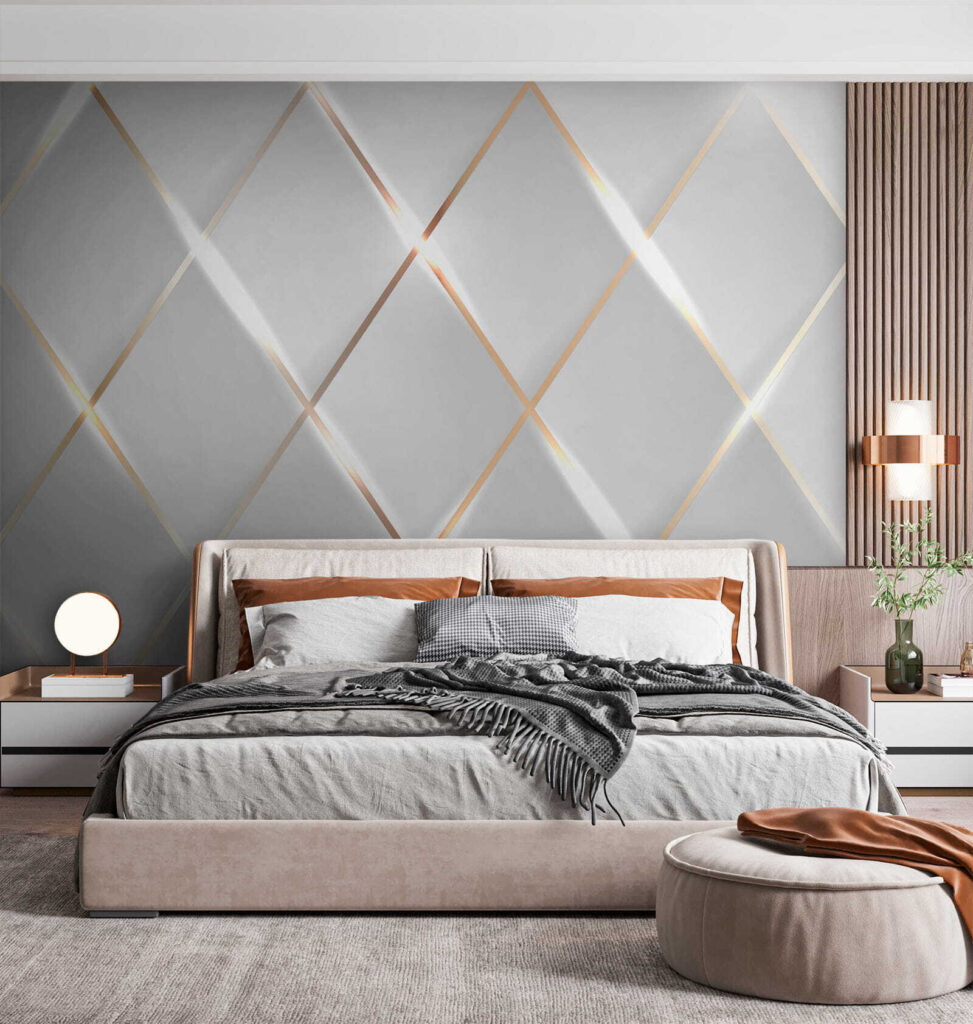 Rombos claros con brillo — interior 1
