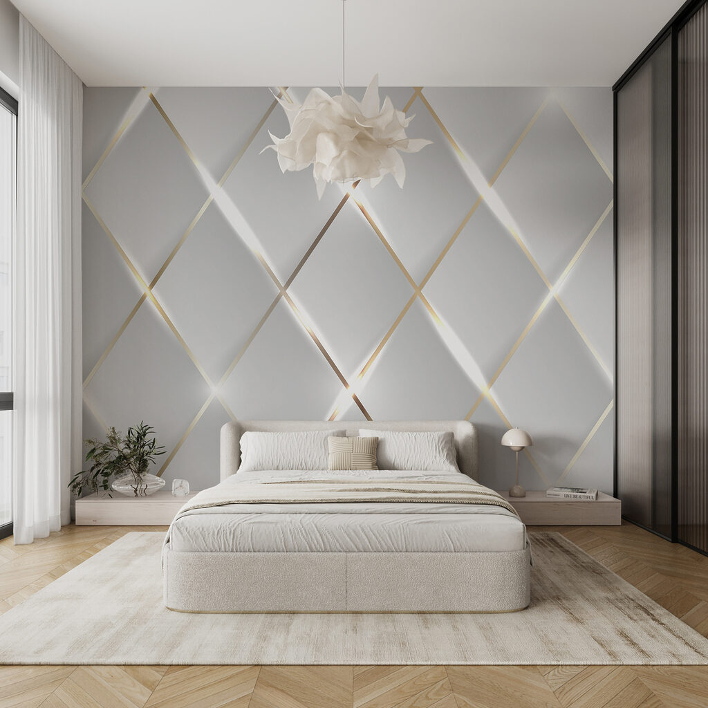 Rombos claros con brillo — interior 10