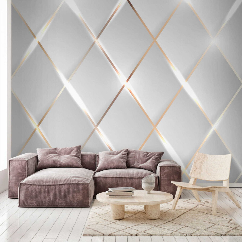 Rombos claros con brillo — interior 5