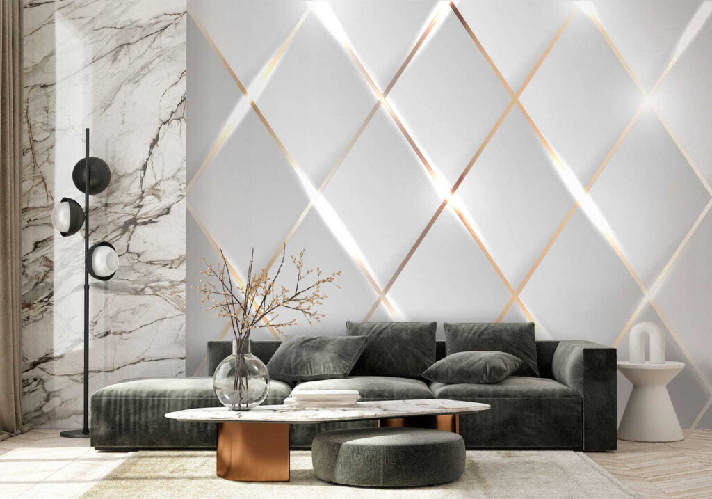Rombos claros con brillo — interior 6