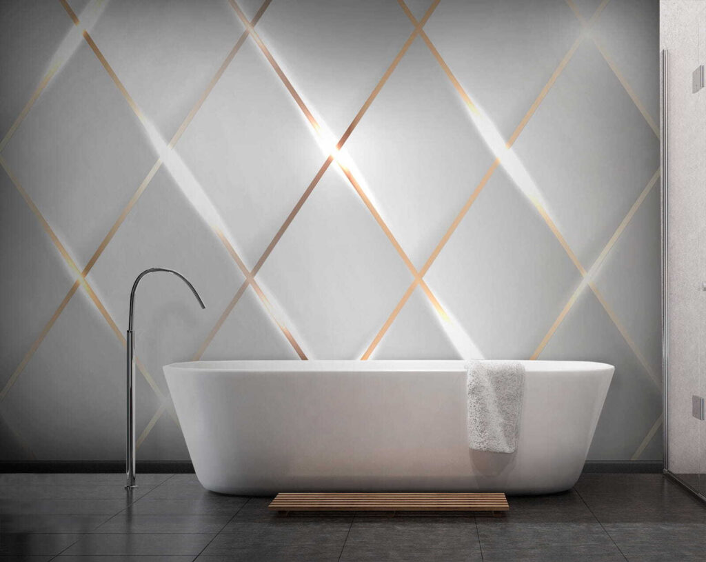 Rombos claros con brillo — interior 9