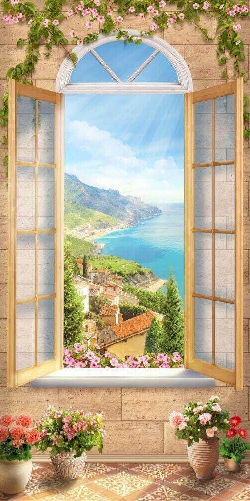Ventana a las montañas — diseño completo