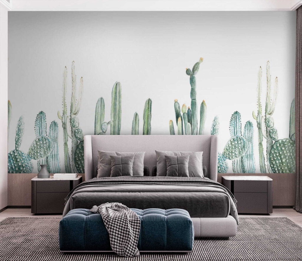 Cactus en acuarela — interior 3