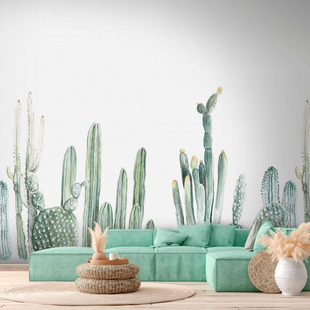 Cactus en acuarela — interior 5
