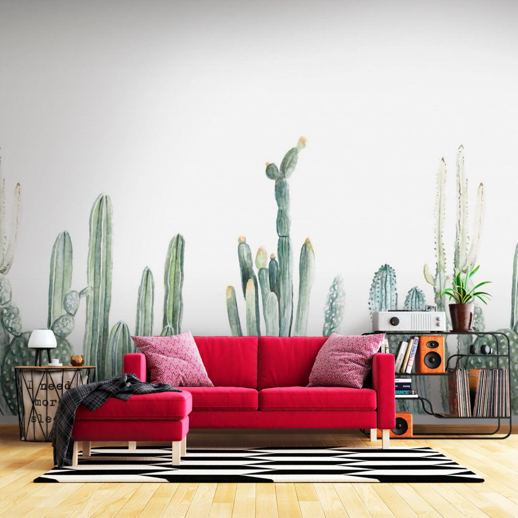 Cactus en acuarela — interior 6