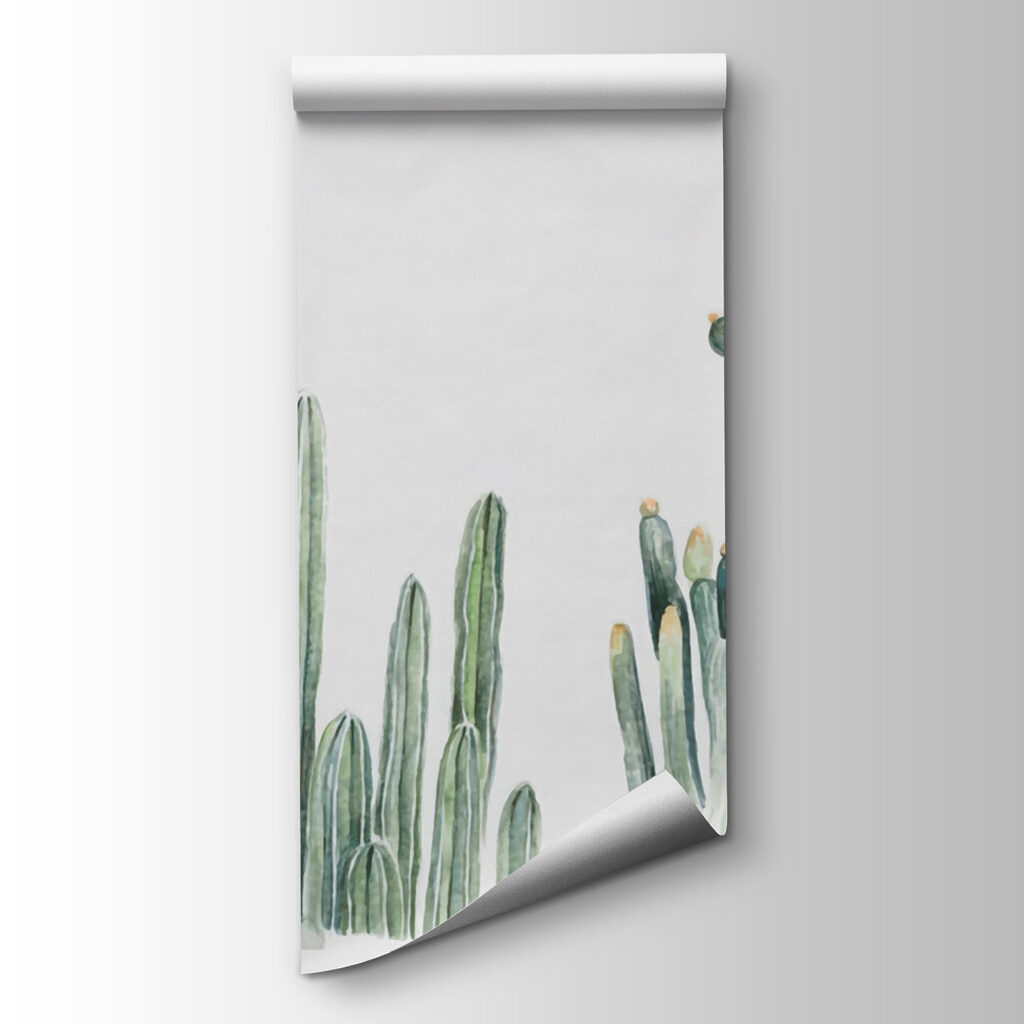 Cactus en acuarela — vista del producto