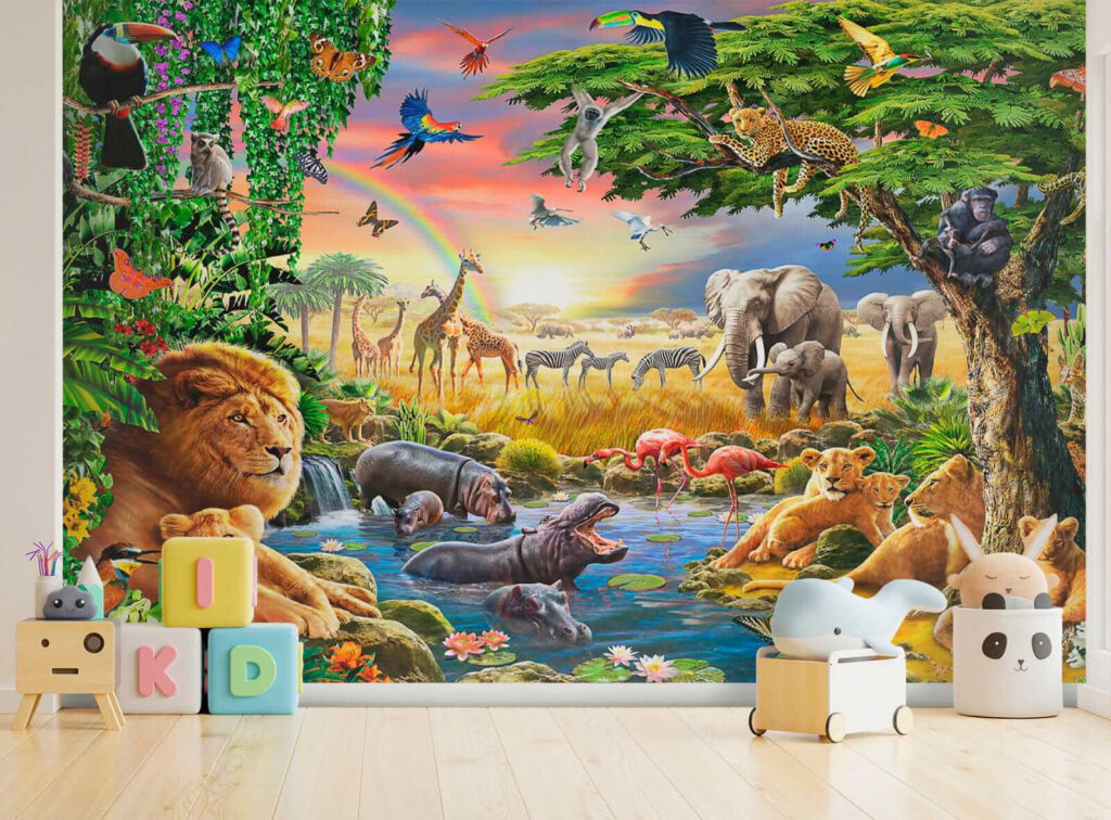 Animales junto al agua — interior 4