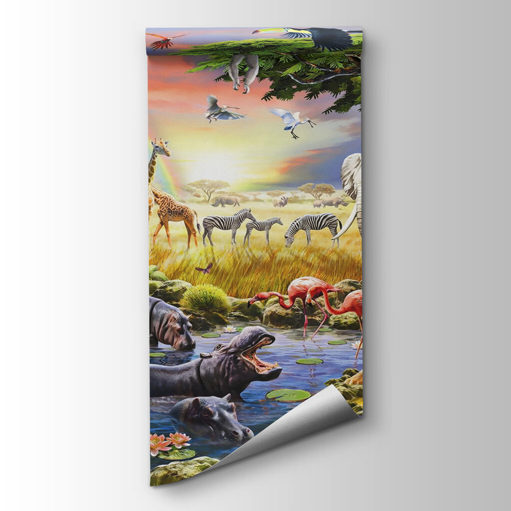 Animales junto al agua — vista del producto