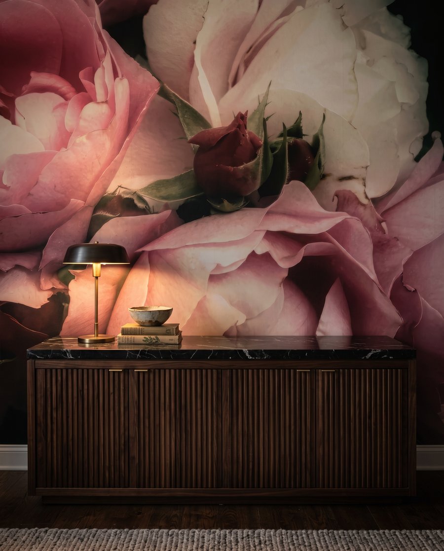 Peonías rosas y crema — interior 3