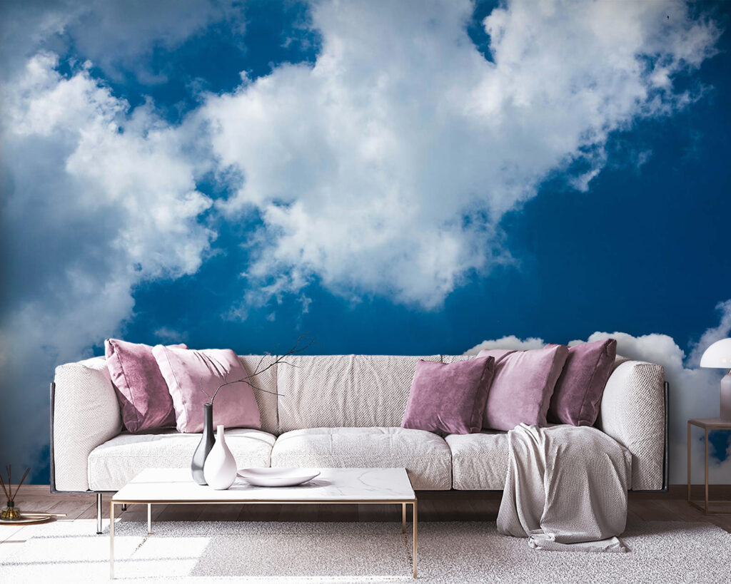 Nubes blancas en azul — interior 3