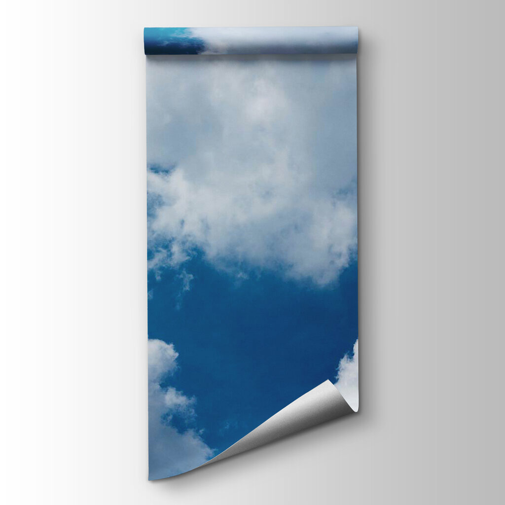 Nubes blancas en azul — vista del producto
