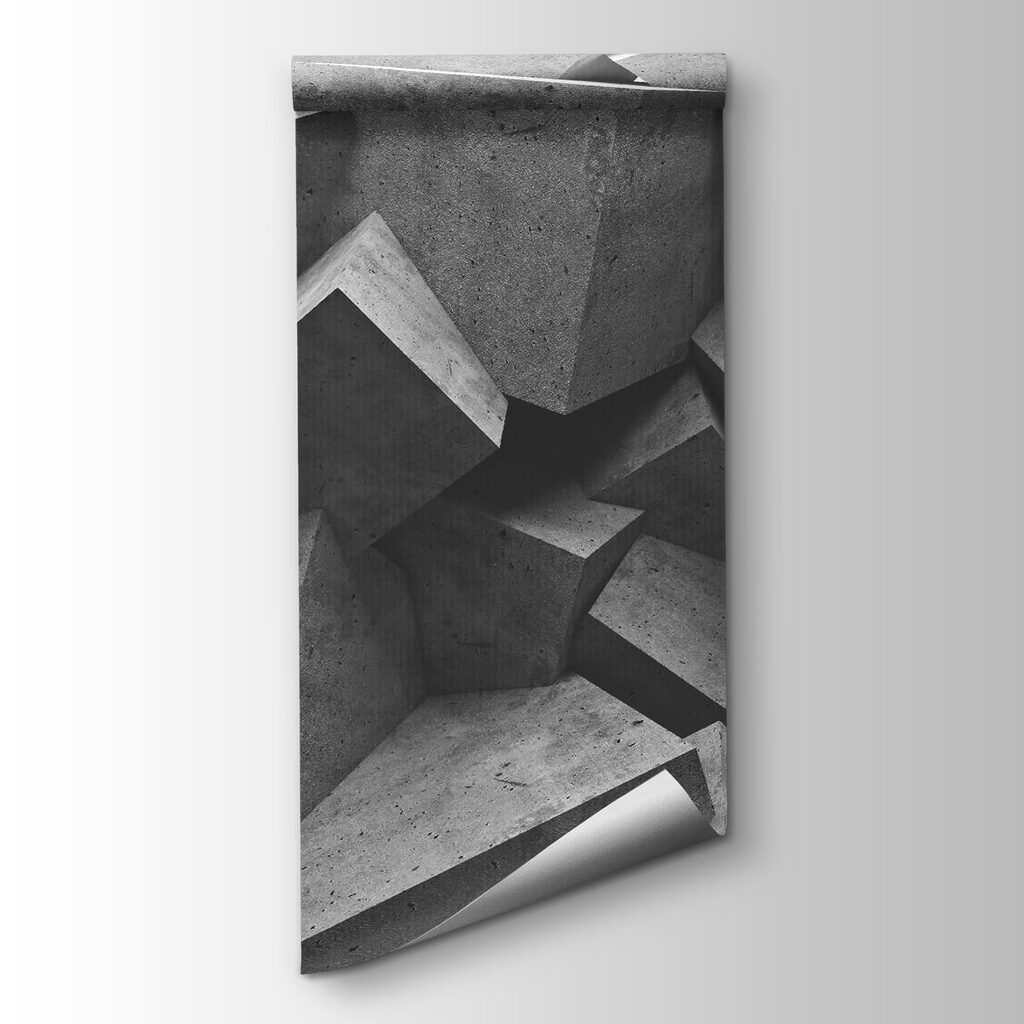 Bloques angulosos en gris — vista del producto