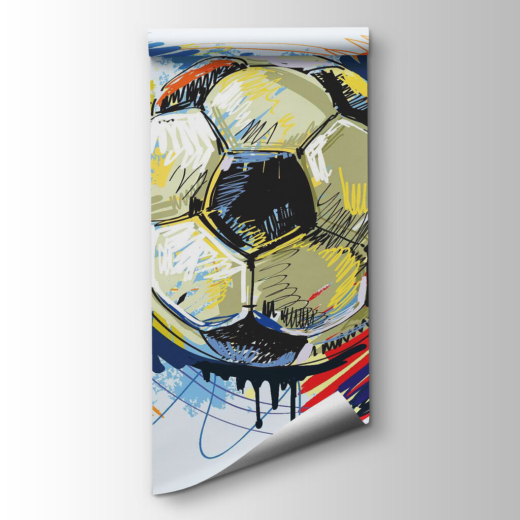 Balón entre trazos — vista del producto