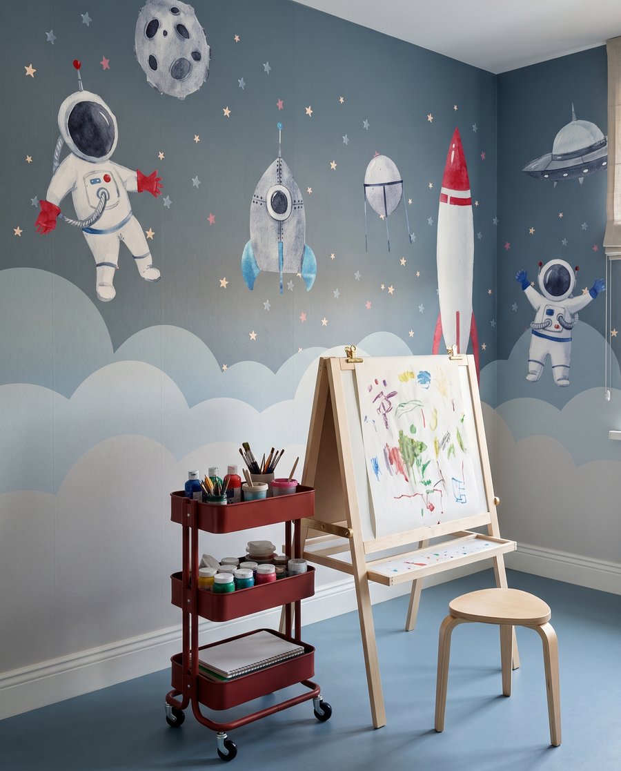 Cohete sobre nubes suaves — interior 4