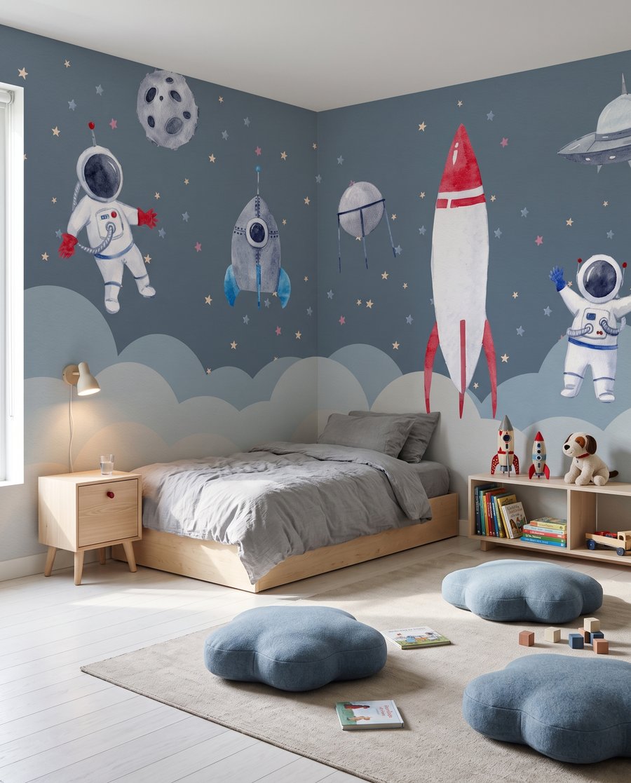 Cohete sobre nubes suaves — interior 3