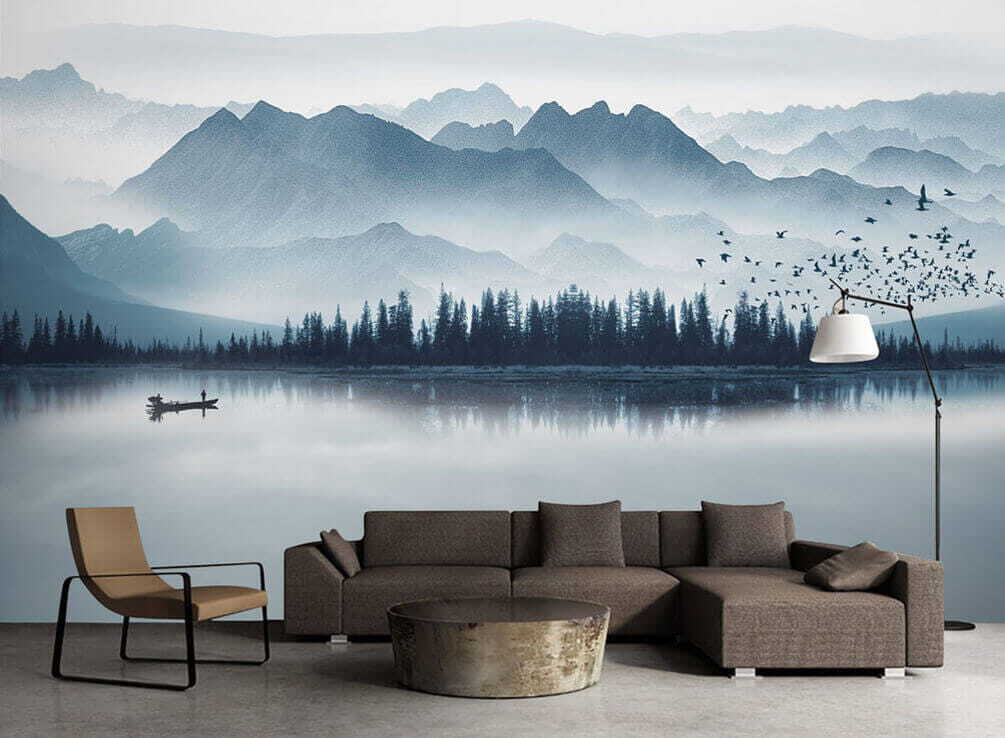 Barca en el lago — interior 4