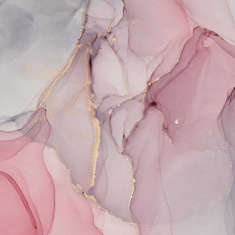 Vetas doradas en rosa — diseño completo