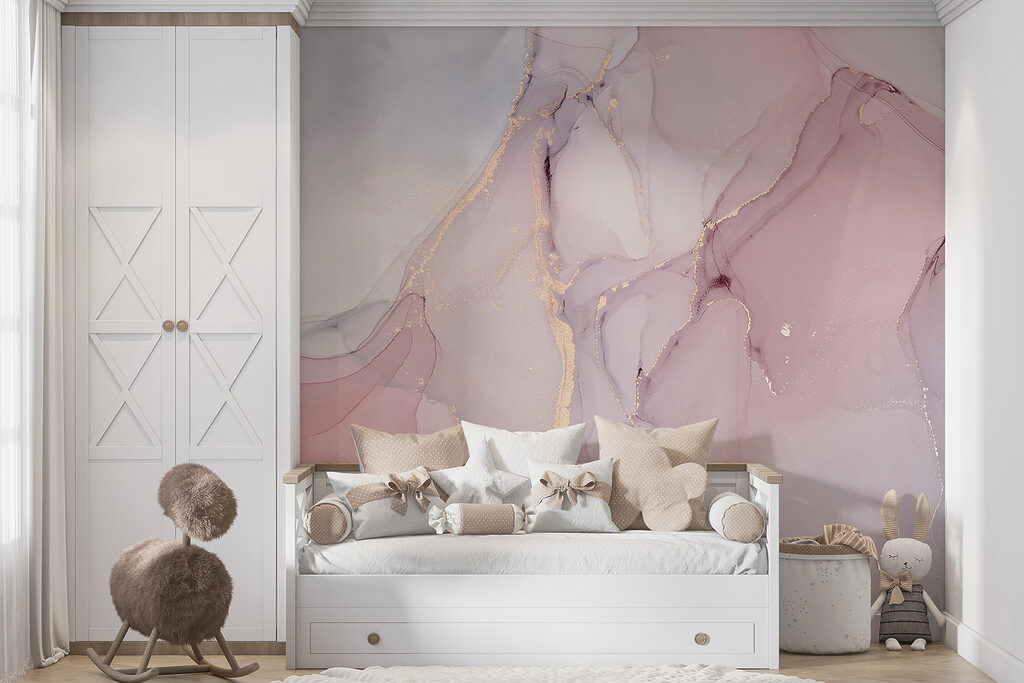Vetas doradas en rosa — interior 4