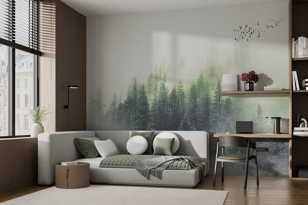 Cielo amplio sobre pinos — interior 10