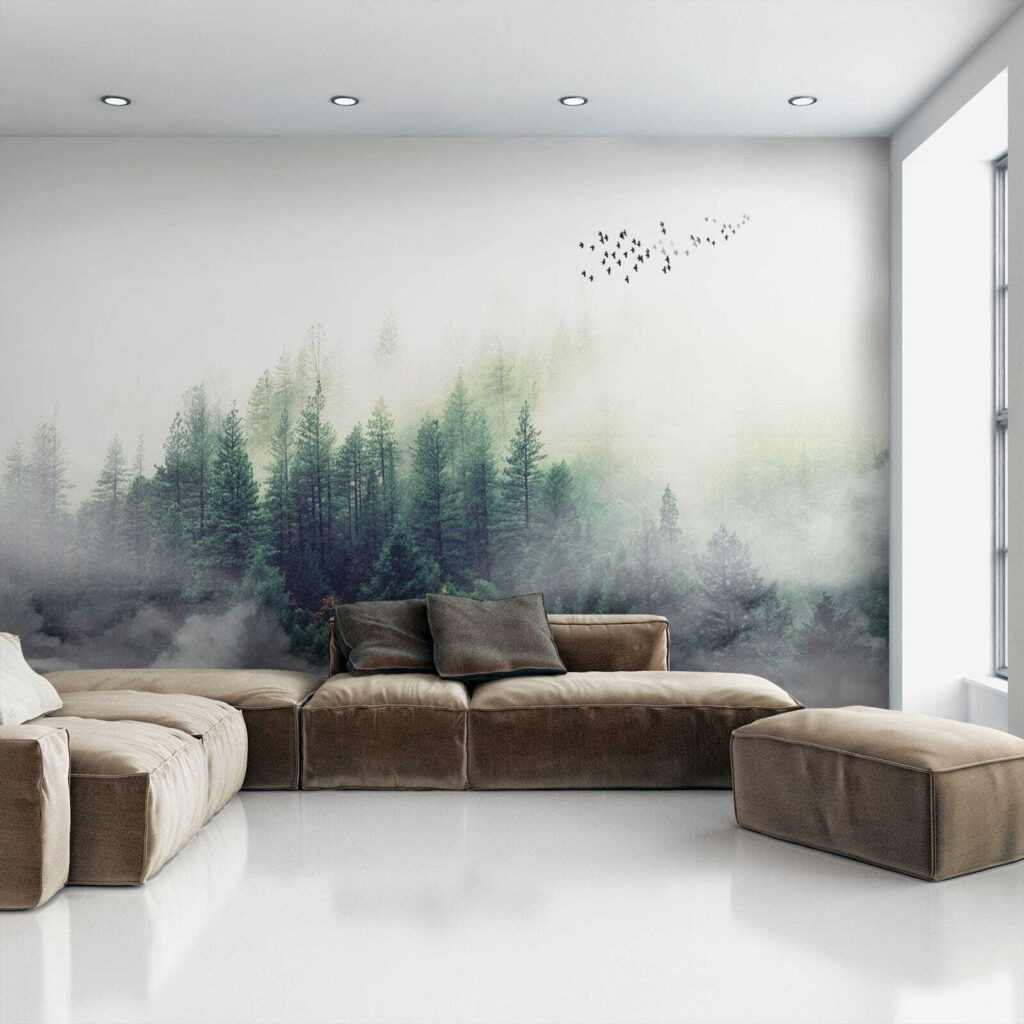 Cielo amplio sobre pinos — interior 8