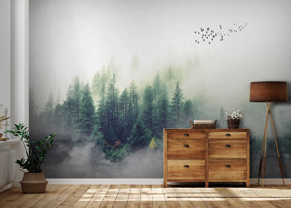Cielo amplio sobre pinos — interior 9