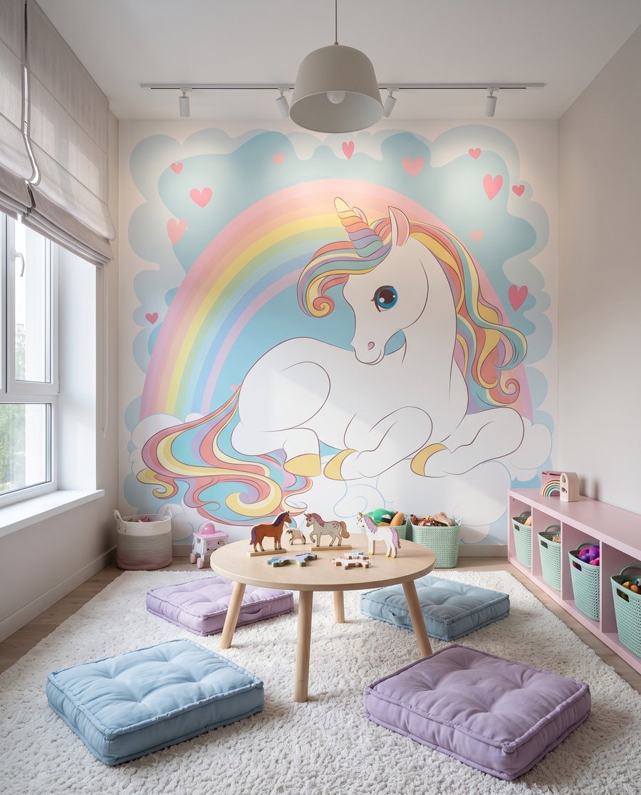 Unicornio bajo el arcoíris — interior 2