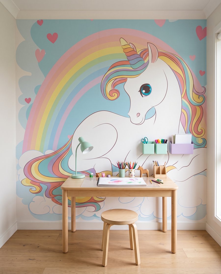 Unicornio bajo el arcoíris — interior 4