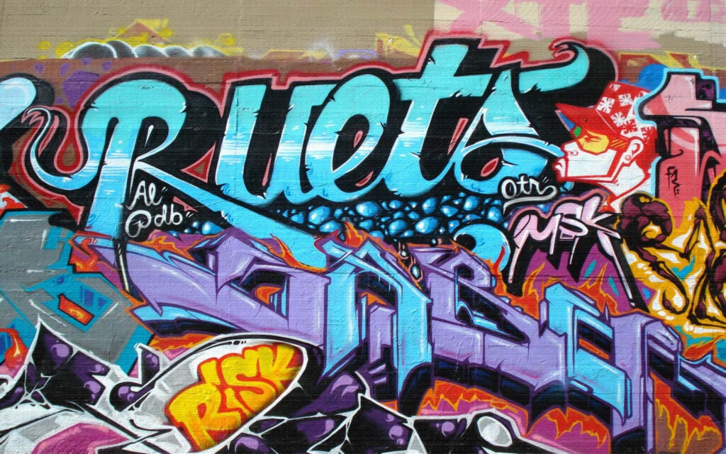 Letras de arte urbano — diseño completo