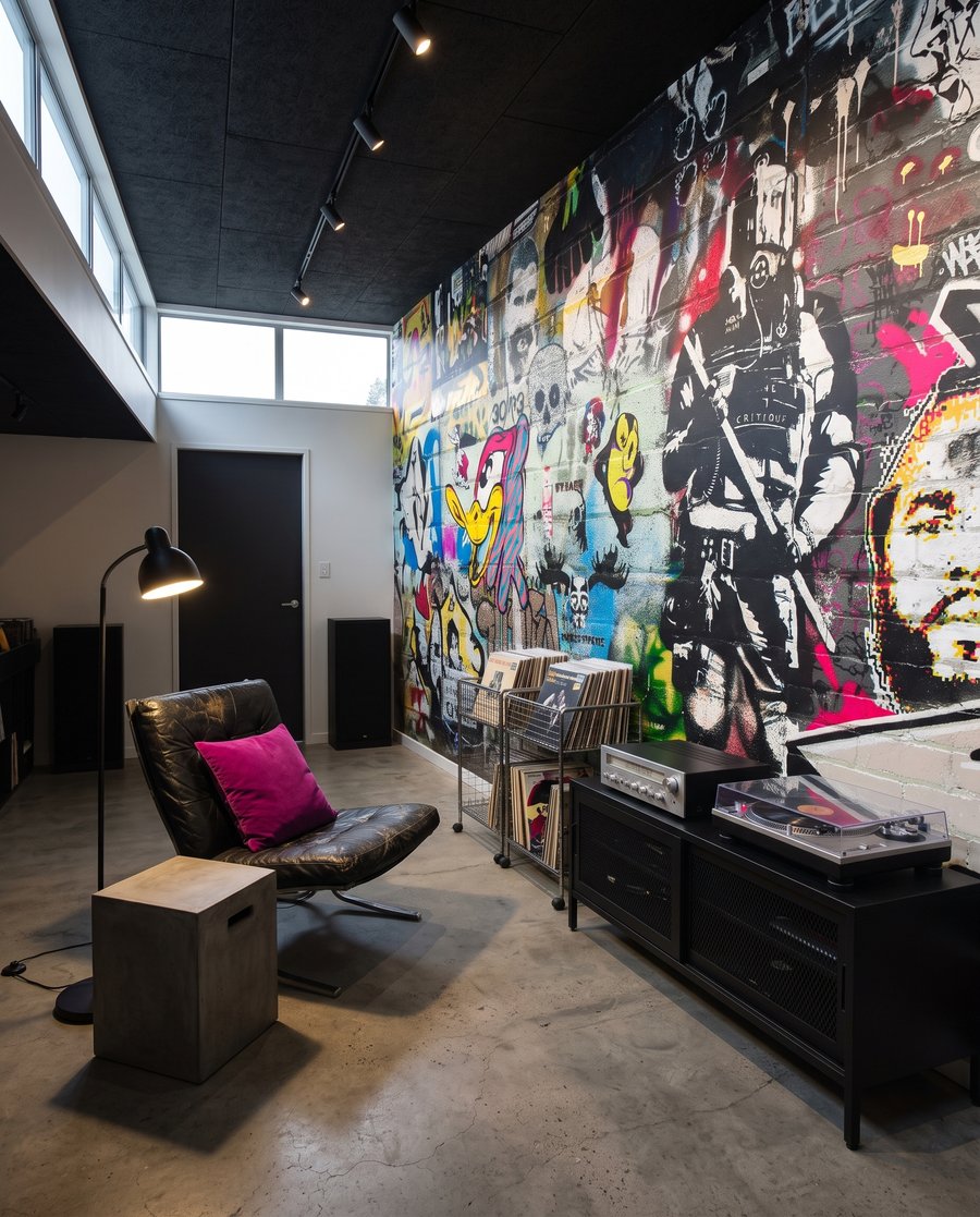 Collage de rostros urbanos — interior 4