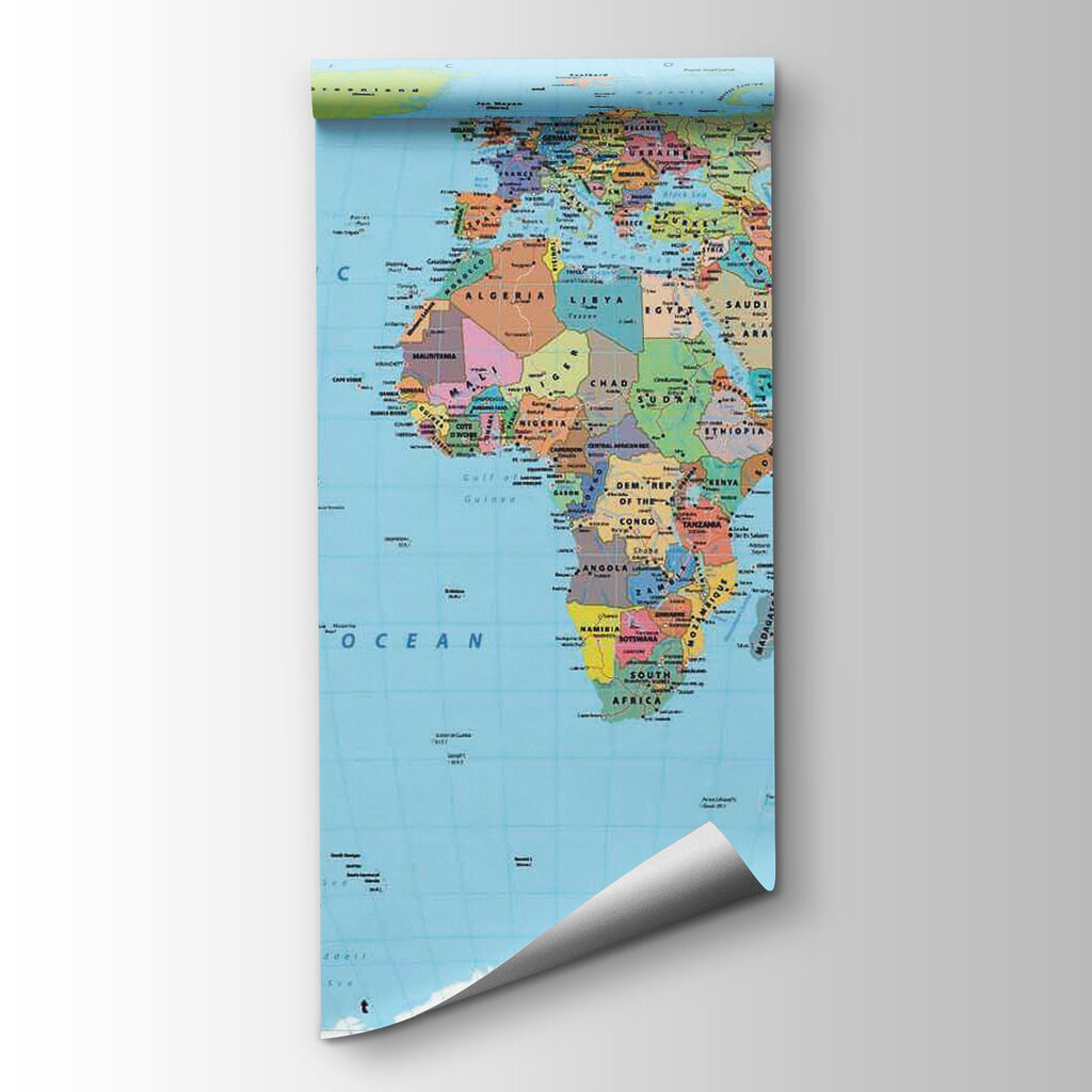 Mapa del mundo colorido — vista del producto