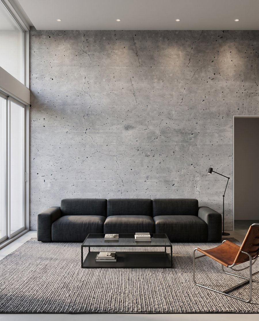 Gris con efecto hormigón — interior 3