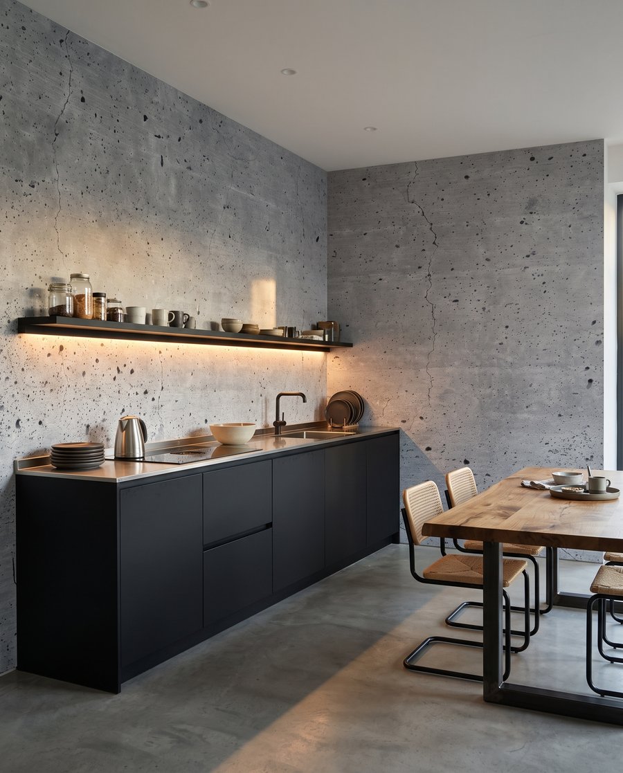 Gris con efecto hormigón — interior 5