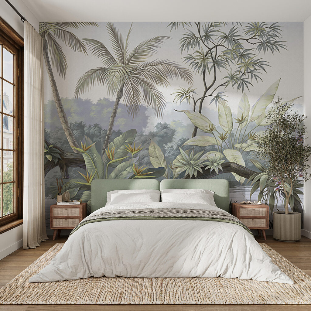 Palmeras en estampa antigua — interior 3