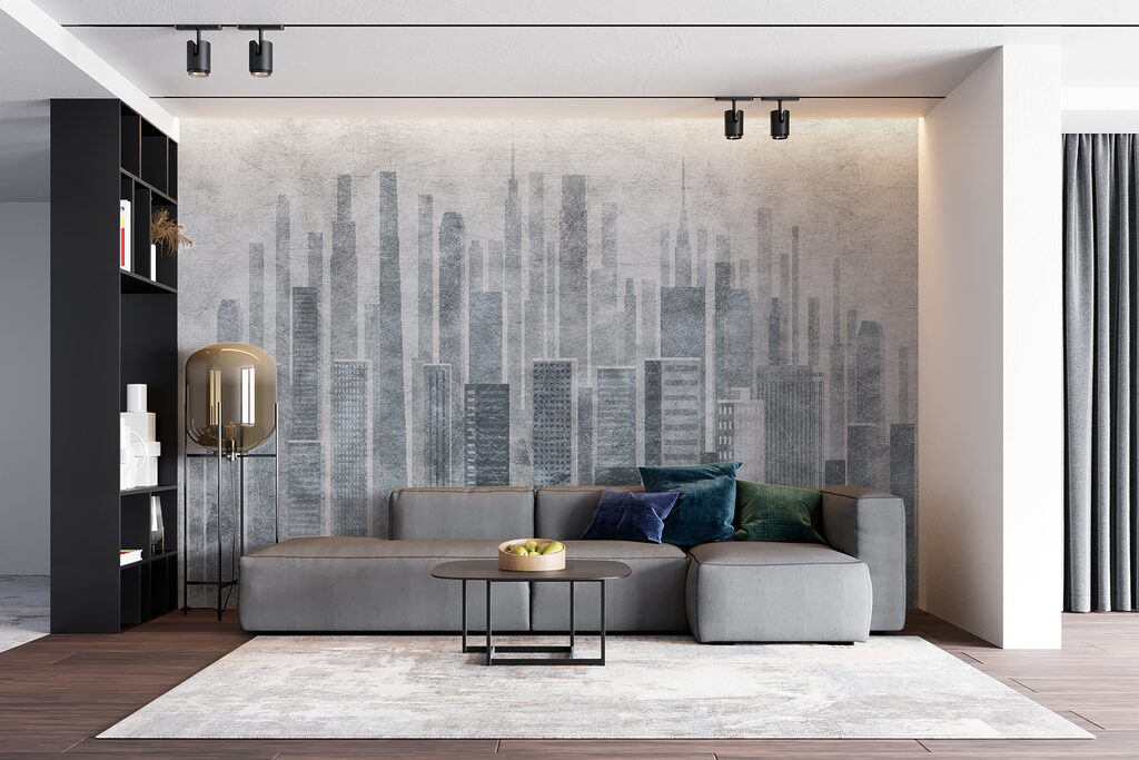 Ciudad en grises — interior 3