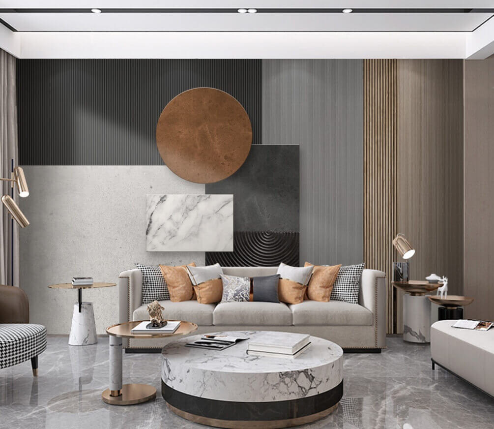 Círculo sobre rectángulos — interior 1
