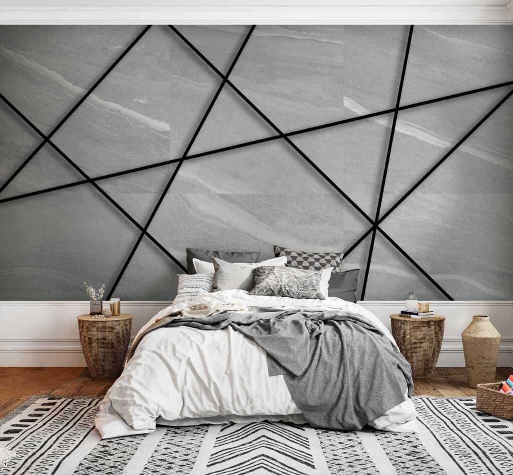 Líneas negras sobre gris — interior 2