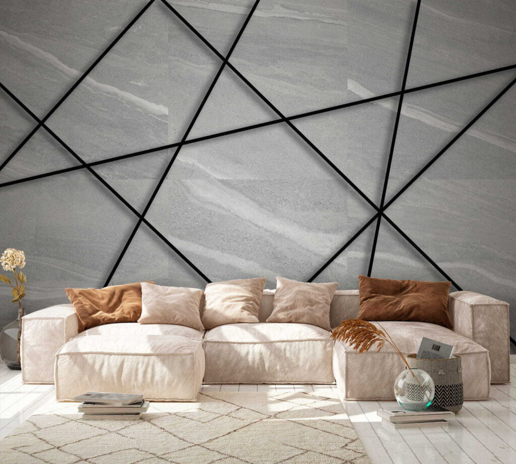 Líneas negras sobre gris — interior 4